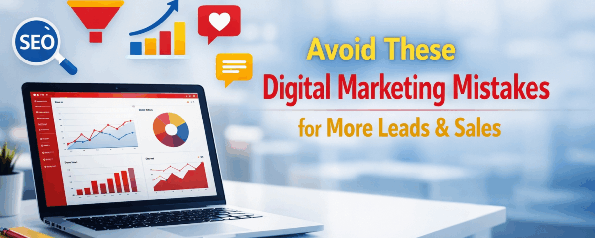 Avoid These Digital Marketing Mistakes for More Leads & Sales